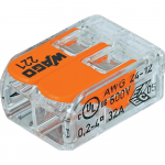 Klemm Wago 221-412/5, 2 x 0,2-4 mm&sup2;, 32 A, oranž v.