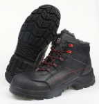 Talvesaapad universaalne Pesso Arctic S3, ilma s&auml;&auml;reosata, soojustusega, must/punane, 45 suurus