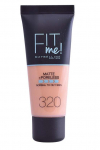 Vedel jumestuskreem Maybelline Fit Me Matte + Poreless Clay 320, 320 natural tan, 30 ml
