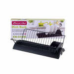 N&otilde;udekuivatusrest Kamille 0769C, 41.5 cm x 26 cm x 11.5 cm, plastik/metall, must v.