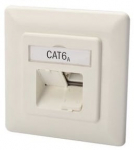 V&otilde;rgutoode Digitus DN-9007-1 - Flush Mount Outlet, valge v.