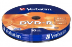 Andmekandja Verbatim DVD-R, 4.7 GB, 10tk