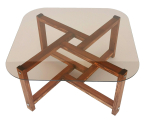Kohvilaud Kalune Design Zen, tamm v., 80 cm x 80 cm x 40 cm