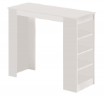 Baarilaud Kalune Design ST1 W, valge v., 120 cm x 51.6 cm x 101.8 cm