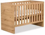Beebivoodi LittleSky Amelia, tamm v., 60 x 120 cm, ilma voodipesukastita, ilma madratsita