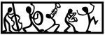 Seinadekoor Wallity Musicians, 60 cm x 19 cm