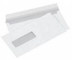 &Uuml;mbrik Envelope with Window, 22 cm x 11 cm, paber, 1000 tk