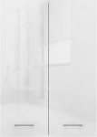 Rippuv vannitoakapp Pola Mini DD, valge v., 30 cm x 64 cm x 90 cm