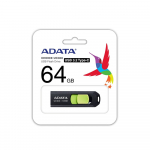 USB m&auml;lupulk Adata UC300, must v., 64 GB