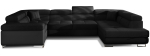 Nurgadiivan Letto Sawana 14, Soft 11, must v., parem, 202 x 340 cm x 90 cm