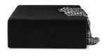 Tumba Kelim Mat Velvet 99, must v., 83 cm x 83 cm x 42 cm