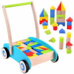 Puidust klotsid Wooden push-cart with blocks ZA3724