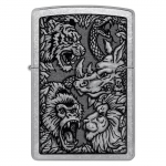 Tulemasin Zippo 48567 Jungle Design, h&otilde;be v.