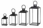 Laternate komplekt 4Living Aamu 293842, must v., 4 tk