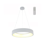 Valgusti rippuv CristalRecord Lyn, LED, 2800 - 5500 &deg;K, 1 x 30 W, valge v.