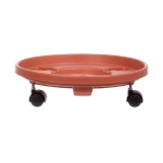 Lillepoti alus ratastel Garden Center TRHG-0830, pruun v., 30 cm