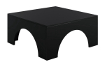 Kohvilaud Kalune Design Collesium, must v., 80 cm x 80 cm x 37 cm