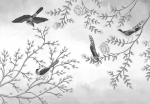 Fototapeet Artgeist Birds In The Garden, 70 cm x 70 cm