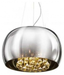 Valgusti rippuv AZzardo Burn 2, G9, 6 x 40 W, kroom v.