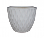 Lillepott Domoletti IP15-559 D21 H18, keraamiline, &Oslash; 21 cm, valge v.
