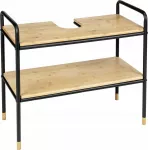 Valamualune vannitoa kapp Wenko Loft, must v./pruun v., 33.5 cm x 70 cm x 60 cm