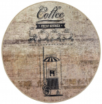 Vaip sise Conceptum Hypnose Coffee Store, must/pruunikas, 100 cm x 100 cm