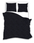 Voodipesukomplekt PIB-04, grafiit v./must v., 70 x 80 cm, 160 x 200 cm