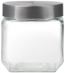 Kuivaine konteiner Domotti Milos, 0.9 l, l&auml;bipaistev/h&otilde;be