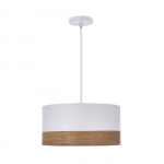 Valgusti rippuv Candellux Lighting Porto, E27, 1 x 60 W, valge v.