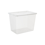 Kaanega hoiukarp Okko, valge v., 59.5 x 39.5 x 43 cm