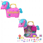 Kujukeste komplekt Mattel Polly Pocket Unicorn Partyland, mitmev&auml;rviline