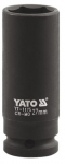 Kuusnurkne l&ouml;&ouml;gipistikupesa Yato YT-1177, HEX, 90 mm, 32 mm, 1"