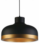 Valgusti rippuv GTV Goldi 4113, E27, 1 x 40 W, must v.