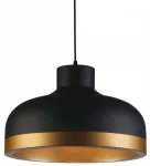 Valgusti rippuv GTV Goldi 4113 OS-GOLD2-11-DEC, E27, 1 x 40 W, kuldne v./must v. / must v., 42 x 42 cm