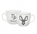 Tass Ambition Zodiac Capricorn, valge v./must v., 0.55 l