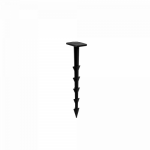 Tihvt-ankur kinnitamiseks Bradas, 15 cm, 15 cm, plastik, must v., 50 tk