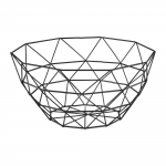 Korv Ambition Decor, 27 cm x 13 cm, 27 cm, &Oslash; 27 cm, Must v.