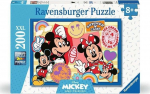 Pusle Ravensburger Disney Mickey And Minnie, 36 cm x 49 cm, 200 tk, mitmev&auml;rviline