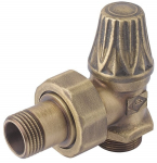 Nurgaventiil Carlo Poletti Artistic 24-19, nurk, radiaatorile, 1/2''