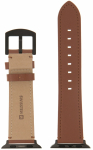Rihmad Swissten For Apple Watch, pruun/must