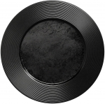 Taldrik magustoidu RAK Edge, &Oslash; 22 cm, must v.