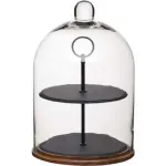Serveerimislaud Kitchencraft, &Oslash; 22 cm, Pruun v./Must v.