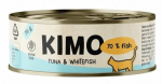 Kassi m&auml;rgtoit Kimo, kalaliha/riis/tuunikala, 0.070 kg, 24 tk