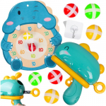 M&auml;ng, dinosaurus Iso Trade Sticky Ball Gun, mitmev&auml;rviline