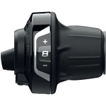 K&auml;iguvahetuse nupp Shimano Tourney SL-RV400-8R, roostevaba teras/pol&uuml;resiin, must v.