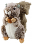 Pehme m&auml;nguasi orav Lean Toys, pruun v., 18 cm