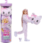 Nukk aksessuaaridega Mattel Barbie Cutie Reveal Care Bears Sweet Bows JJP64, 29 cm, violetne
