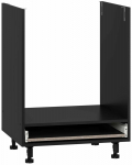 Alumine k&ouml;&ouml;gikapp Vento DP-60/82, must v., 52 cm x 60 cm x 82 cm