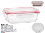 Toidukarp Kitchen&GO Rectangular, 0.64 l, 17 cm x 13 cm, l&auml;bipaistev v.