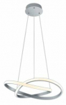 Valgusti lagi Reality Course, LED, 3000 &deg;K, 1 x 27.5 W, valge v./nikkel v., 60 x 60 cm